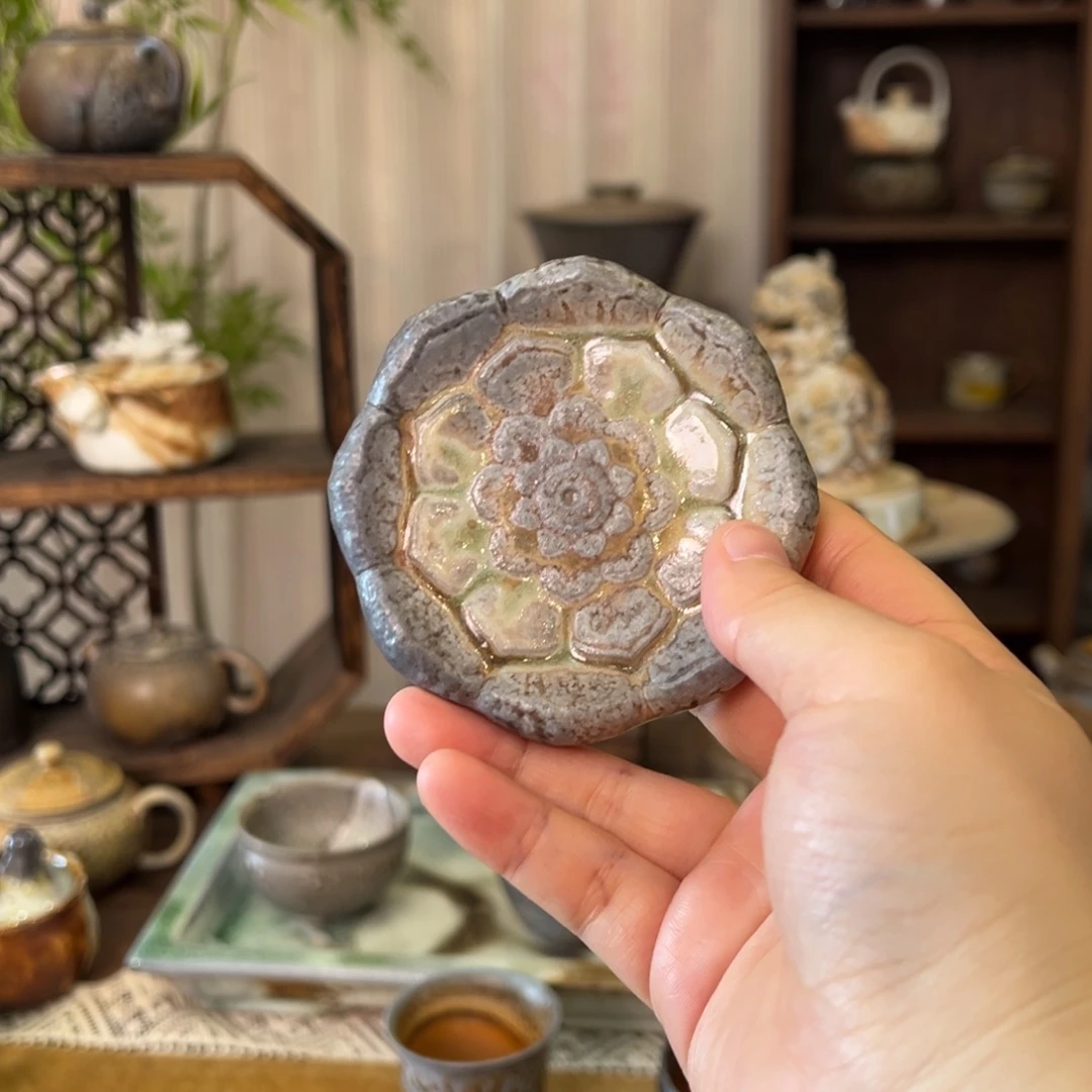 05中白莲花盖置精品