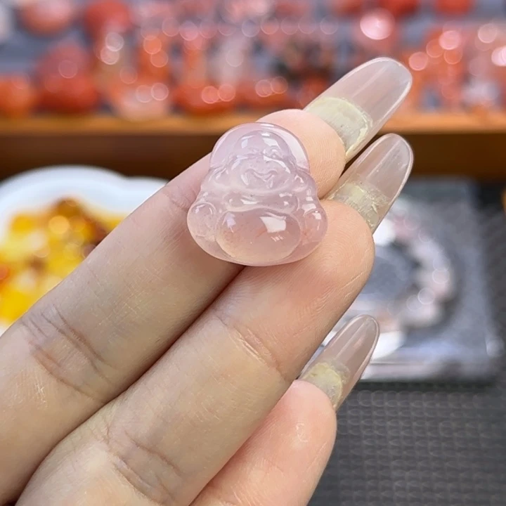 南红玛瑙未镶嵌珠宝半成品佛公