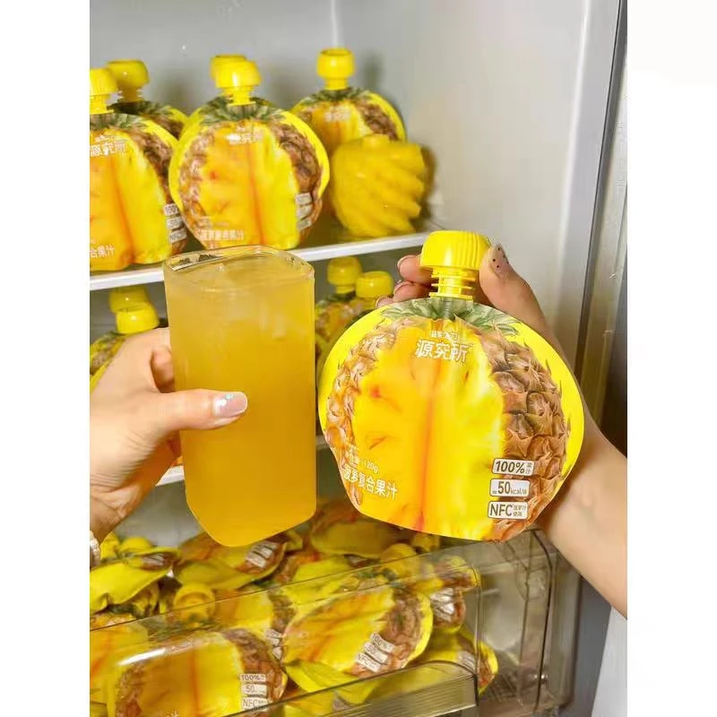 【现货速发】至3月26日益/果之力源究所菠萝复合果汁120g/袋NFC果汁