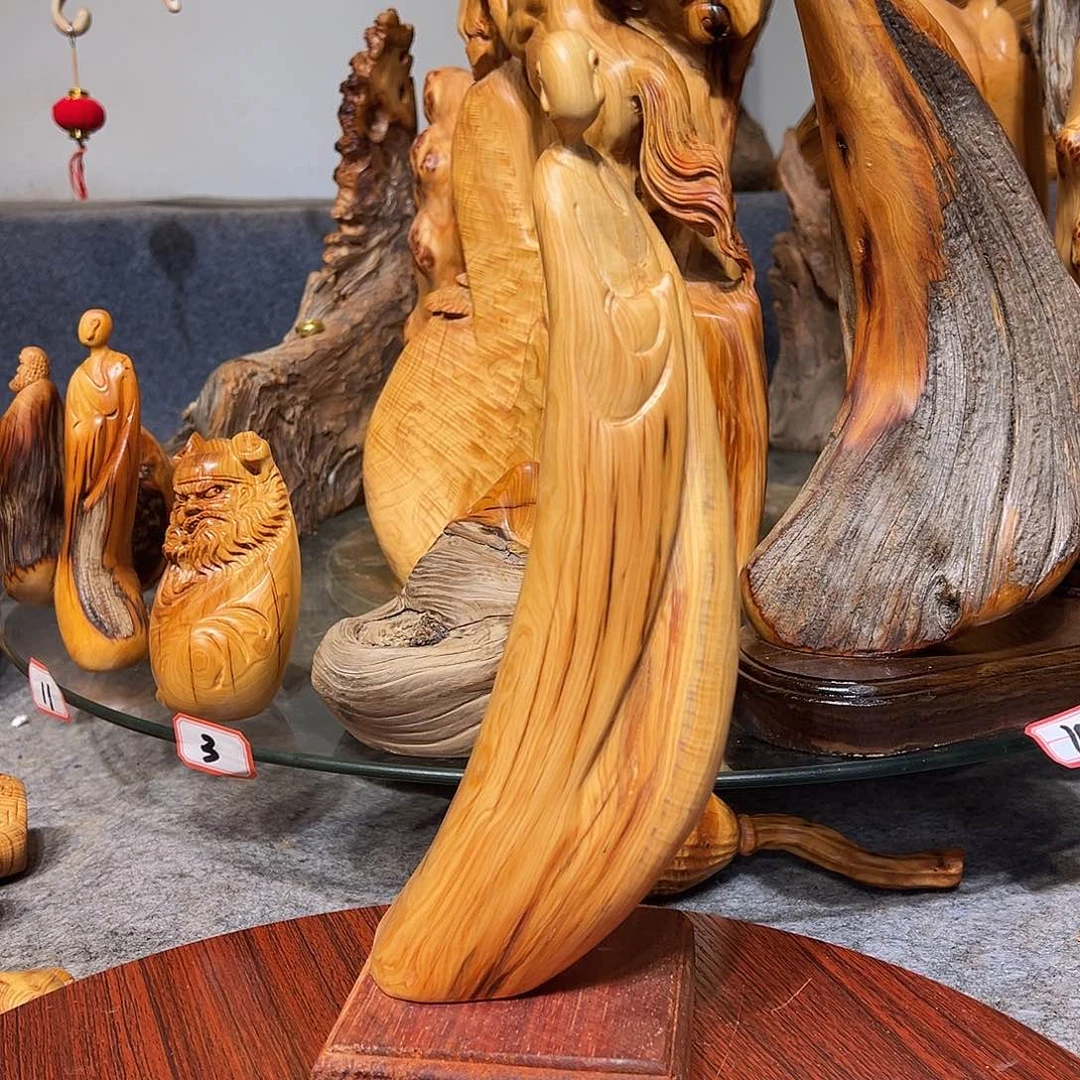 柏木（崖柏）崖柏木手把件摆件