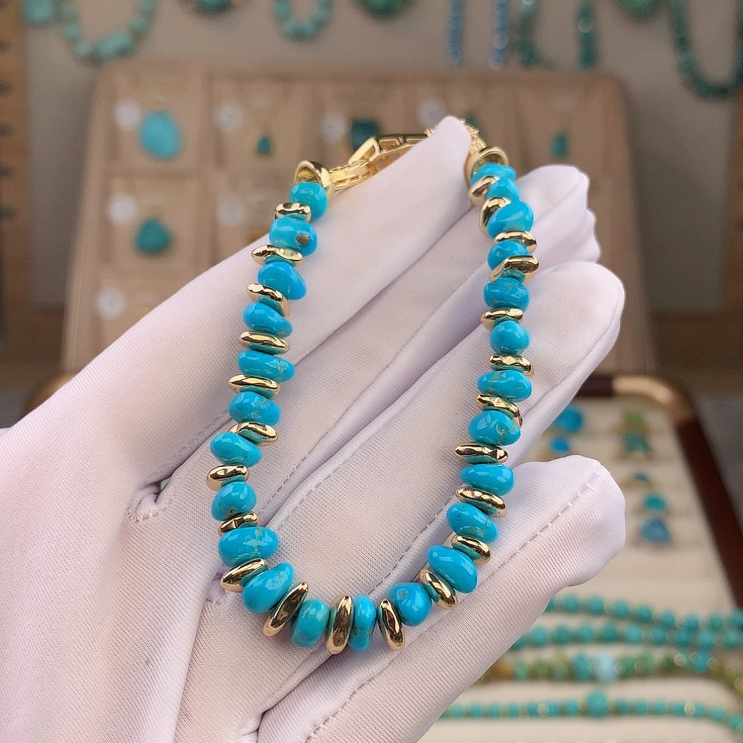 绿松石未镶嵌手链