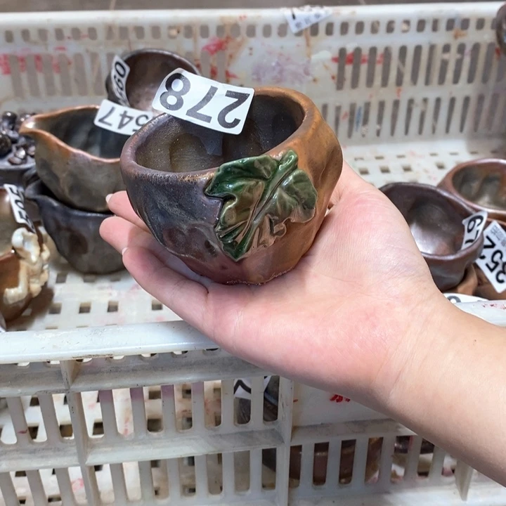 南***牛柴烧茶具的制作方法与