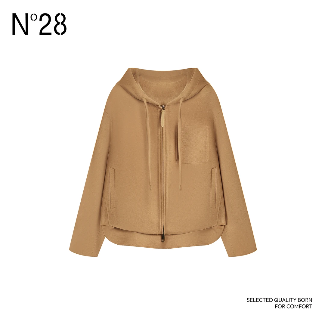 【小小莎专属】N°28秋冬气质设计师时尚女装毛呢外套8A52D512