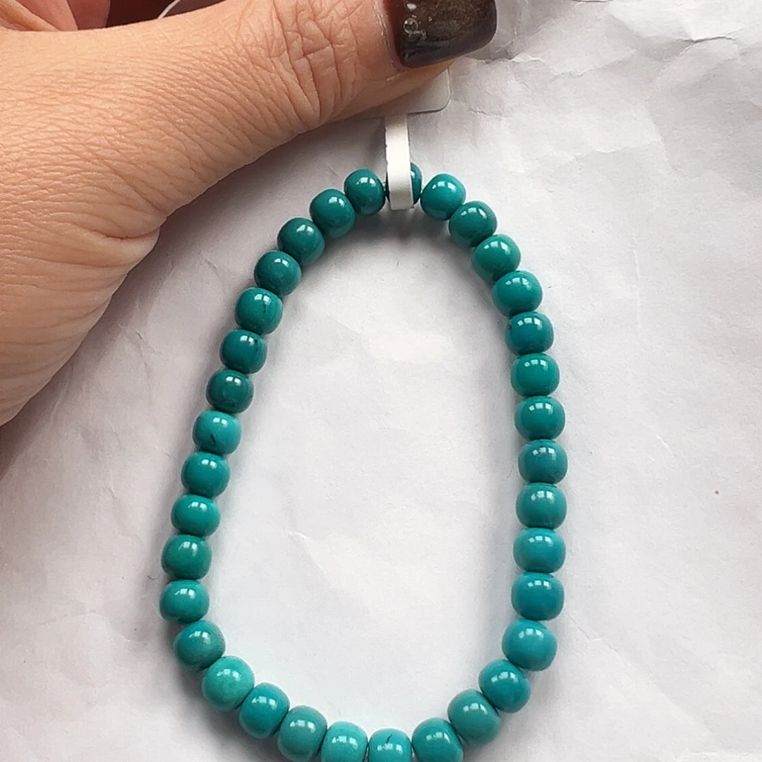 未镶嵌绿松石手串卡6➕
