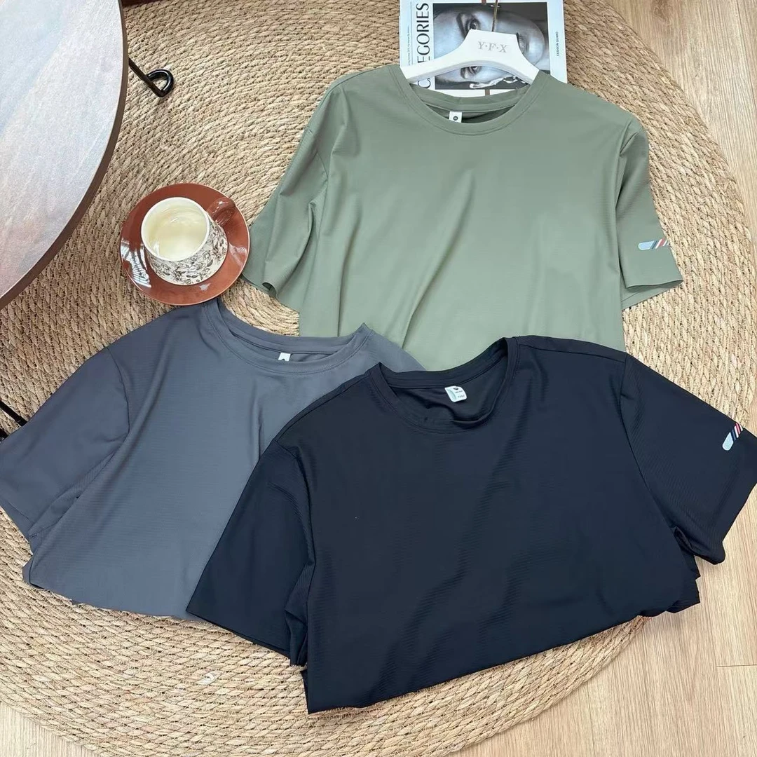 【男款薰衣草花香防蚊速干T恤】透气冰爽四面弹短袖 18406(25006A)