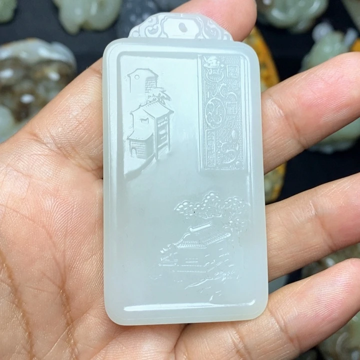 颈饰未镶嵌和田玉