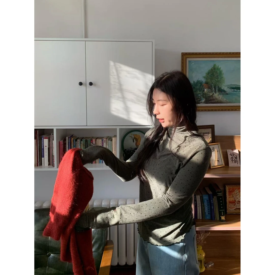 韩代.流行单品波点打底 L25110728