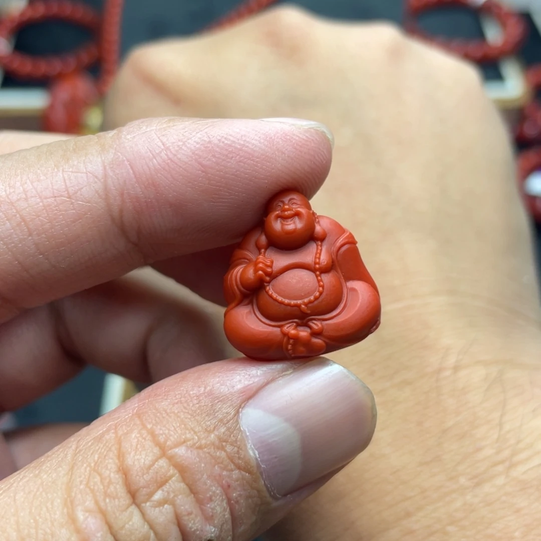 南红玛瑙颈饰未镶嵌齐****娃