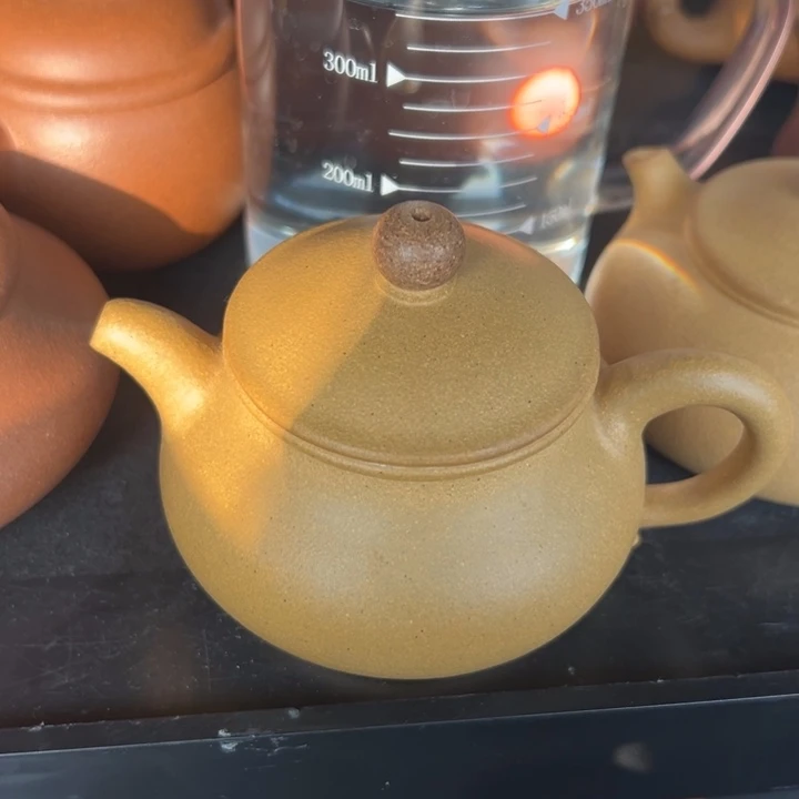 茶案紫砂花的子潘壶150cc