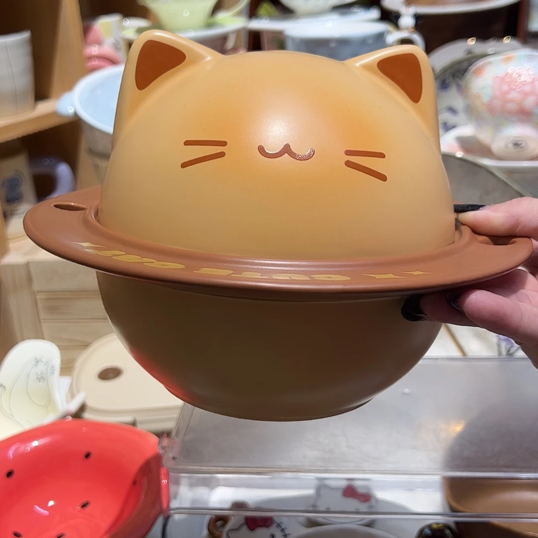 猫咪星球泡面碗四件套