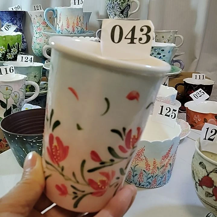 杯子瓷景德镇陶瓷釉下