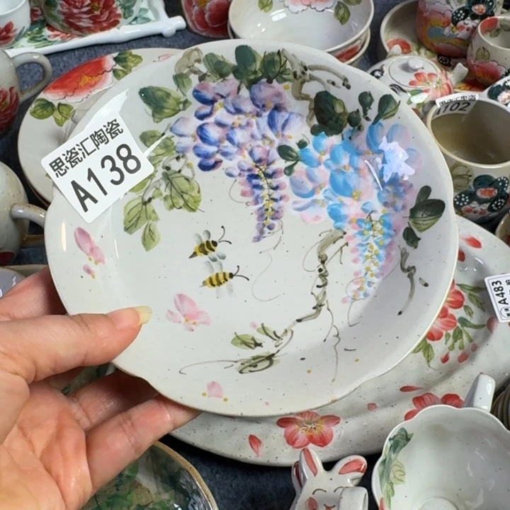 小碟景德镇高温陶瓷口径15