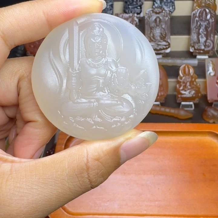 心***安玛瑙/玉髓颈饰未镶嵌