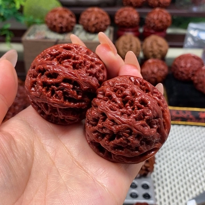 文玩核桃把件粗筋