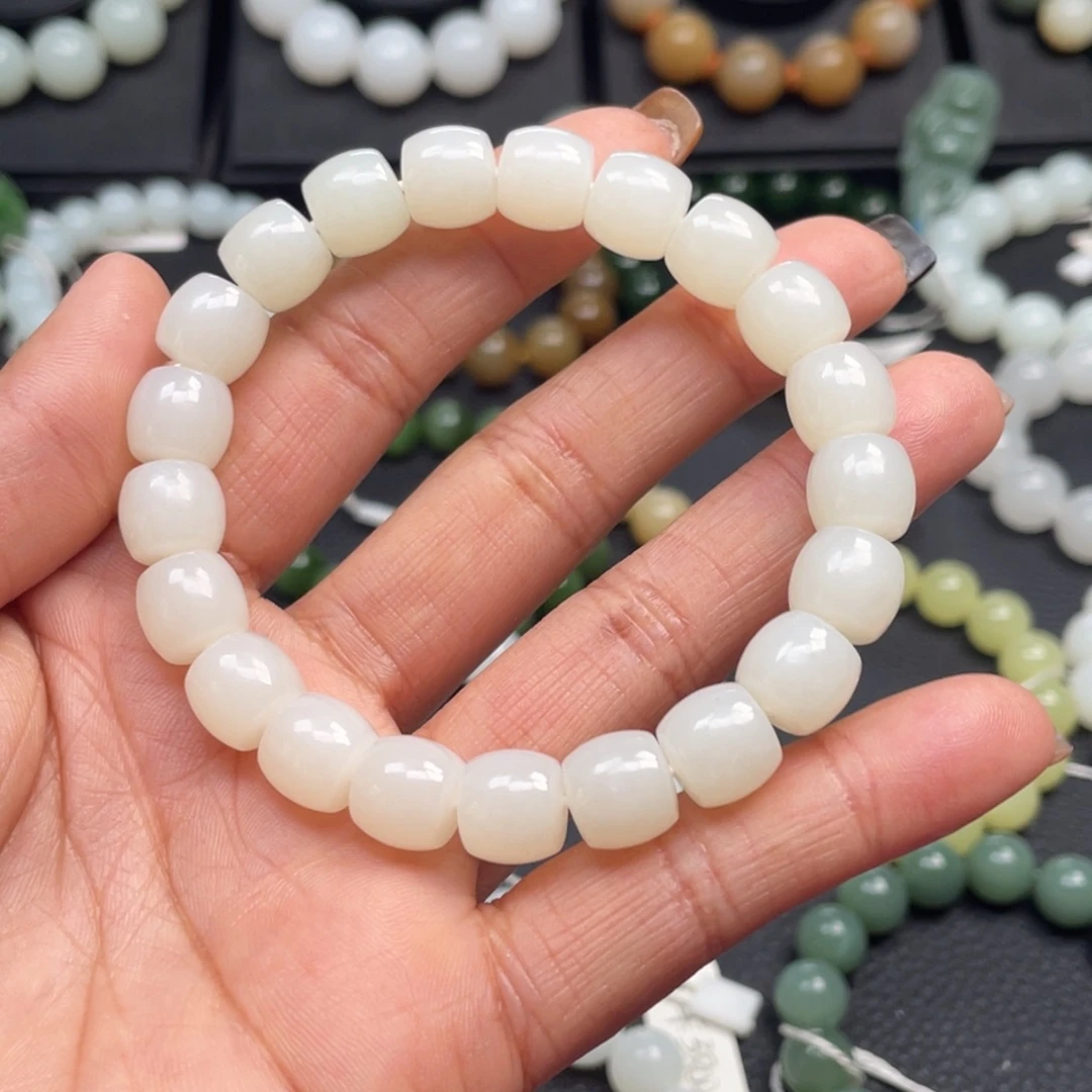 和田玉未镶嵌手链