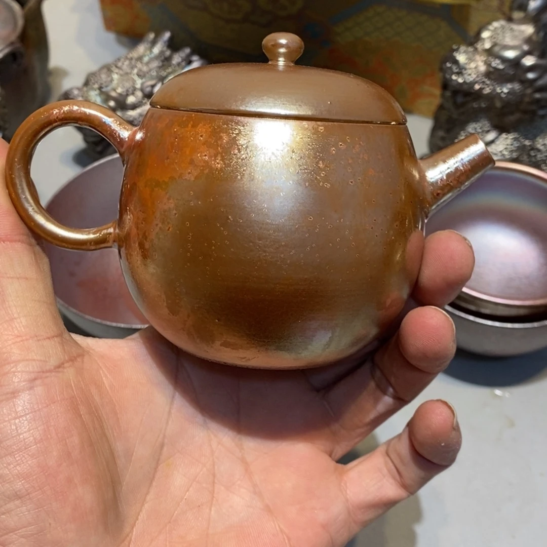 柴烧茶具陶瓷杯子