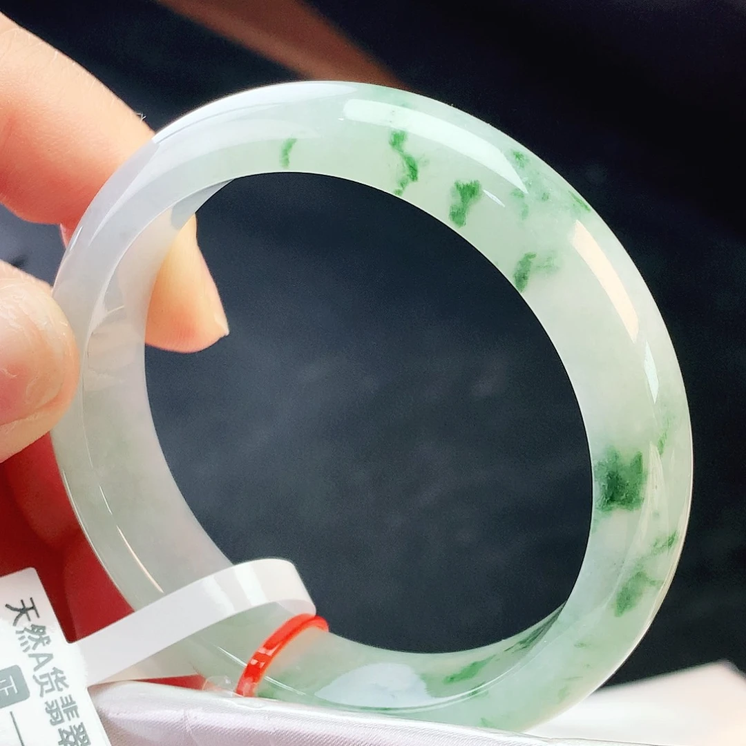 未镶嵌手镯翡翠53圈