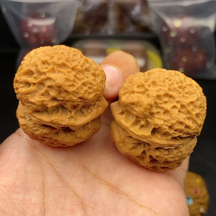 【闪购商品】把件文玩核桃37尺火麒麟金蟾