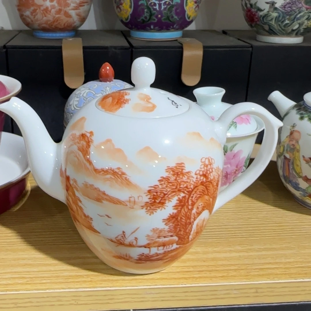 手绘瓷器，全部处理