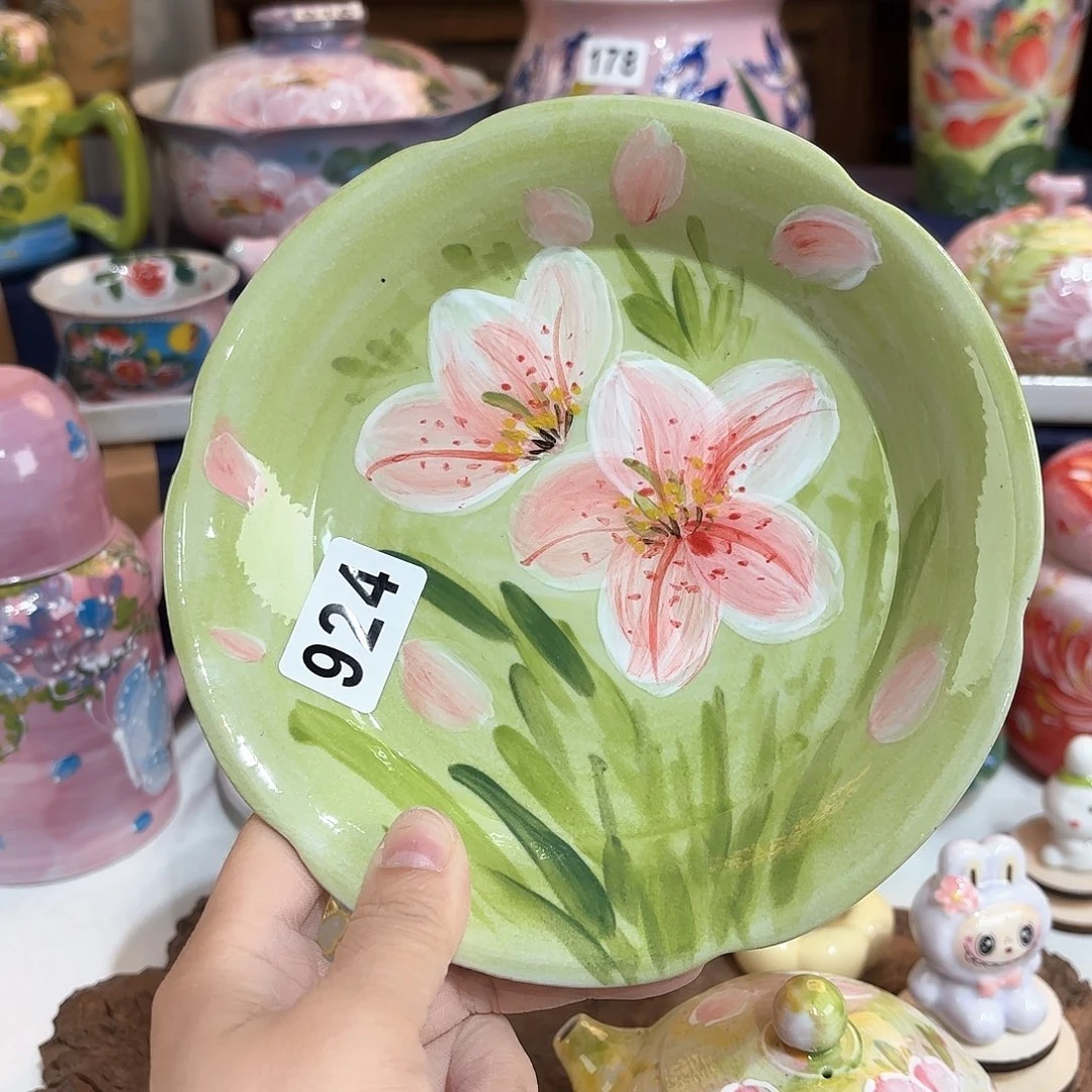 景德镇手绘高温釉下彩陶瓷茶具