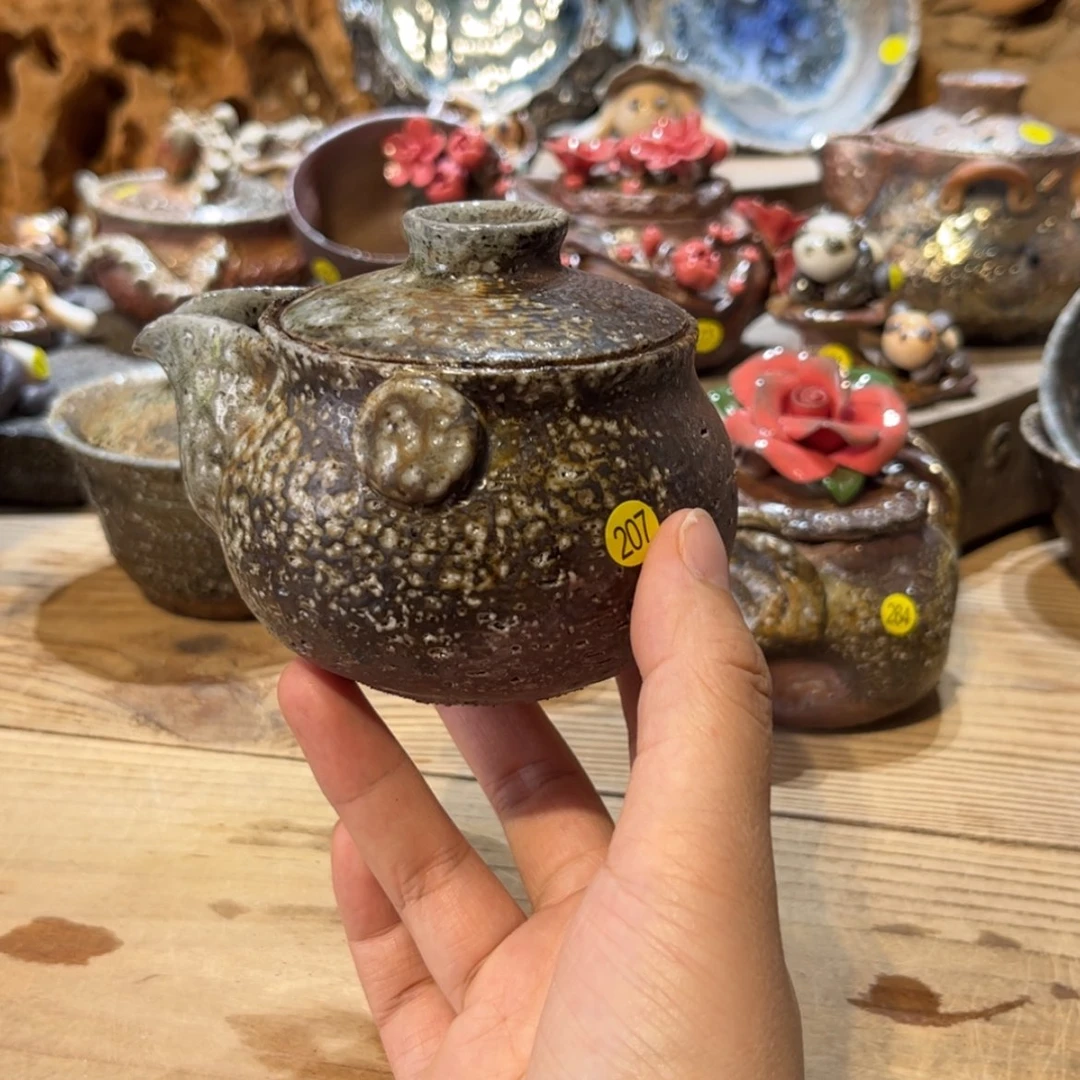 【闪购商品】柴烧茶具手工茶杯宝瓶207