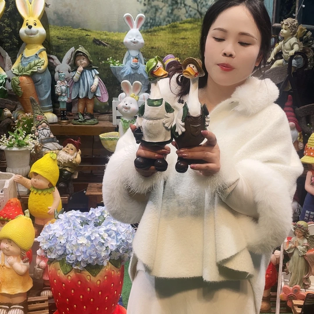 摆件花园摆件红红火火