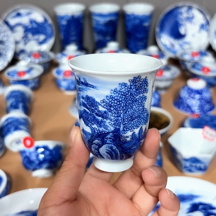 景德镇纯手工手绘单杯