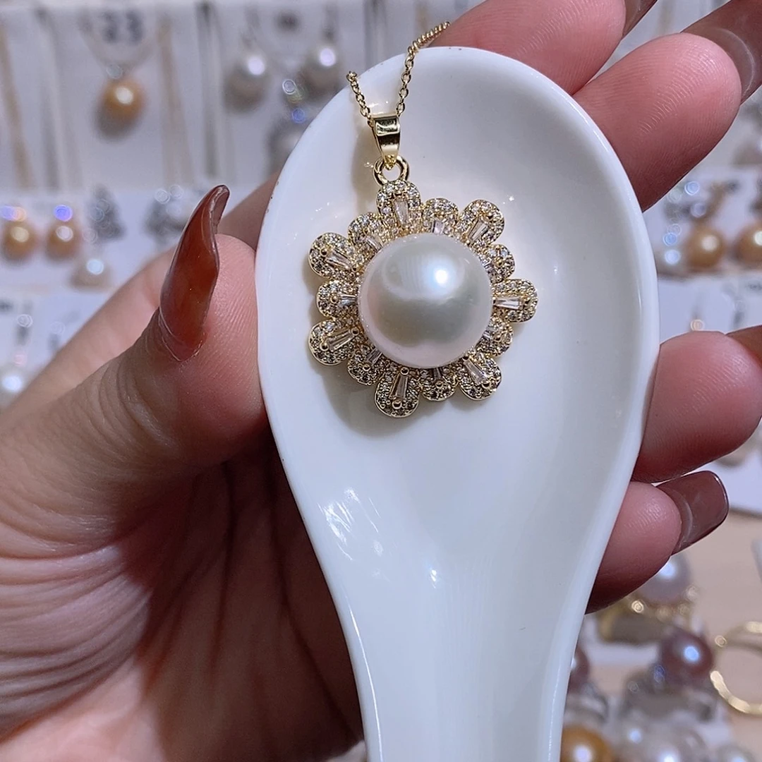 吊坠(赠链)未镶嵌淡水珍珠w