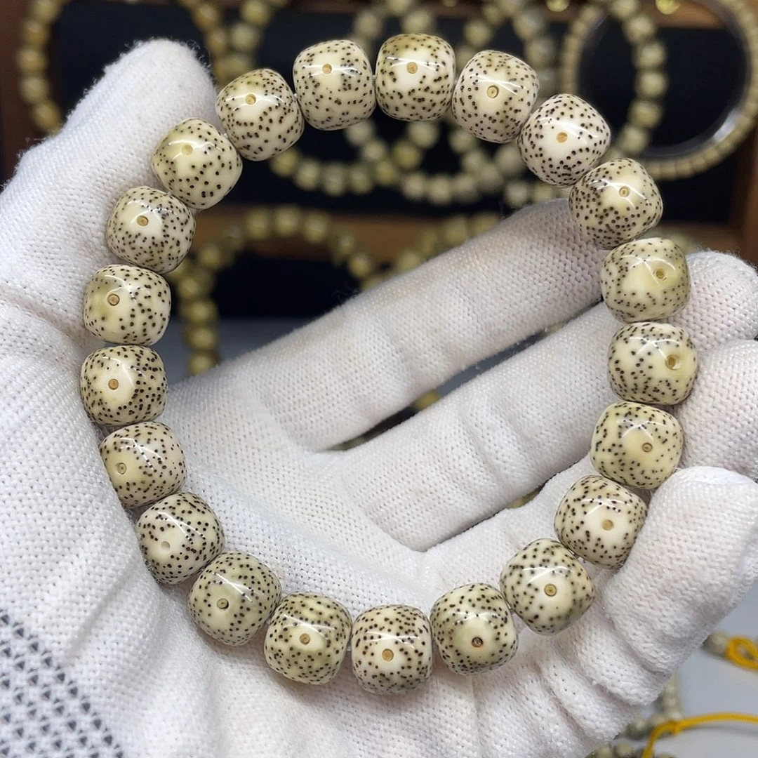 星月菩提吊坠12–11，青花月朗星稀