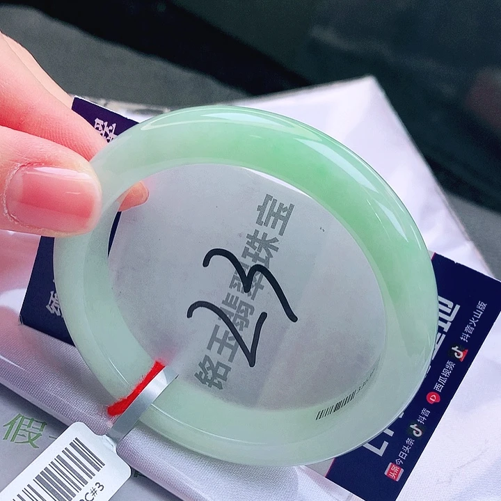 翡翠未镶嵌手镯缅甸天然a货翡翠手镯