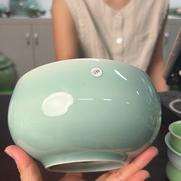 龙泉云间青瓷小米茶器