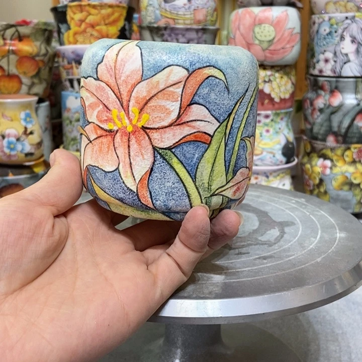 景德镇艺术手绘作品