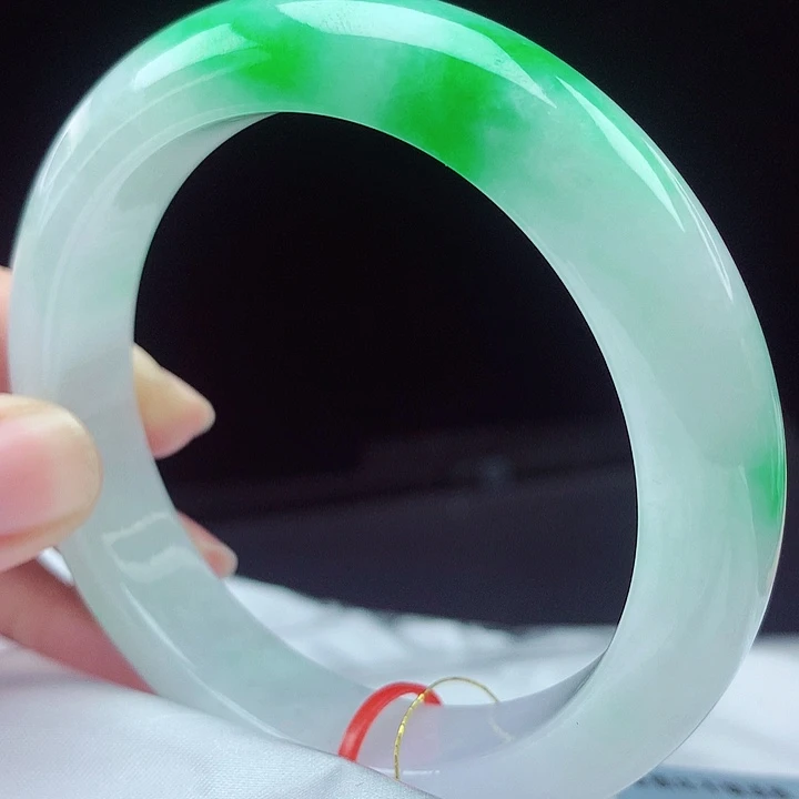 未镶嵌手镯翡翠57圈4877