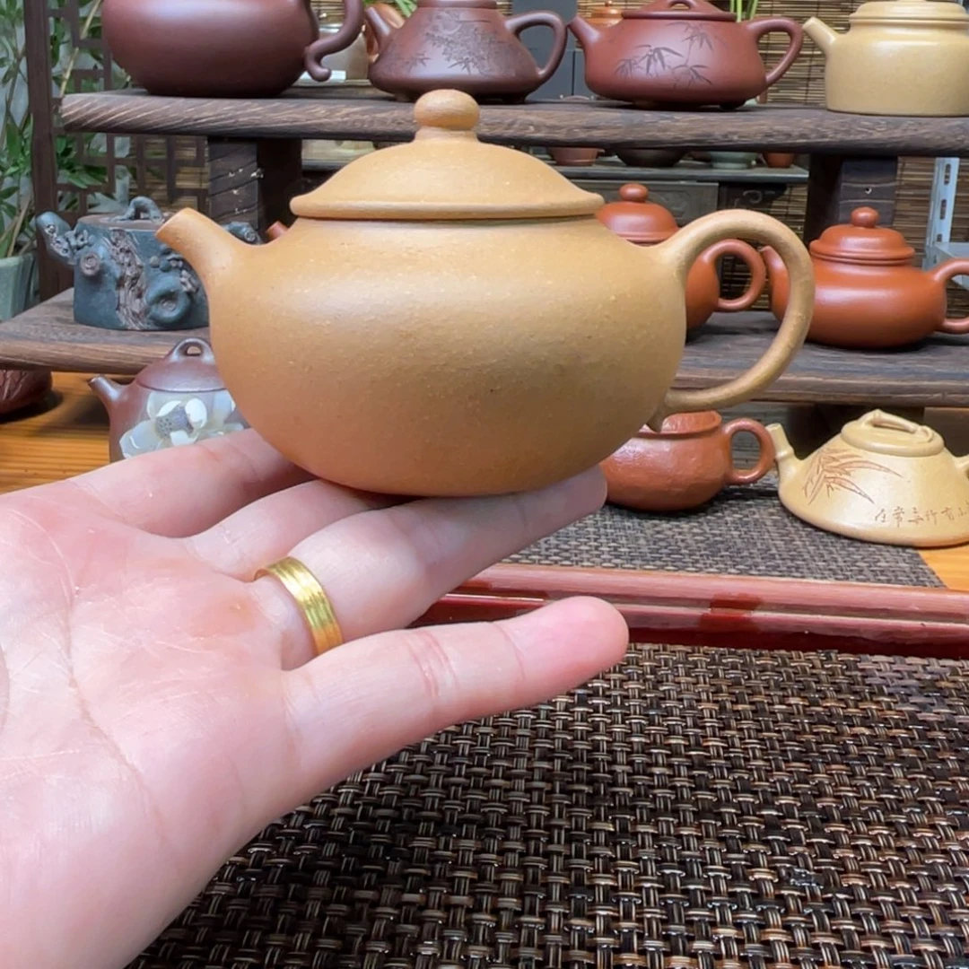 茶壶紫砂宜兴原矿紫砂手工制130