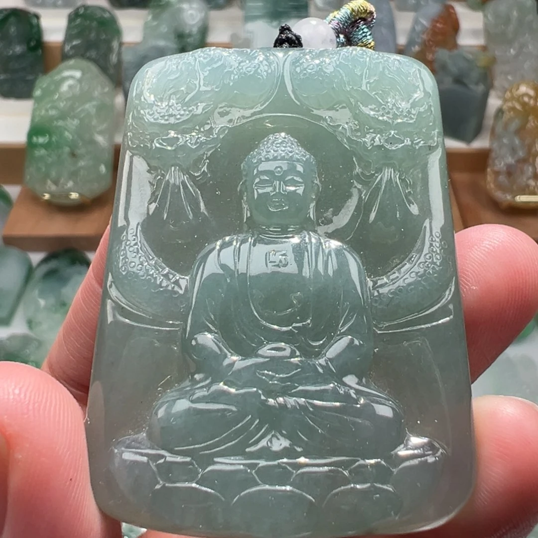 未镶嵌挂件翡翠佛