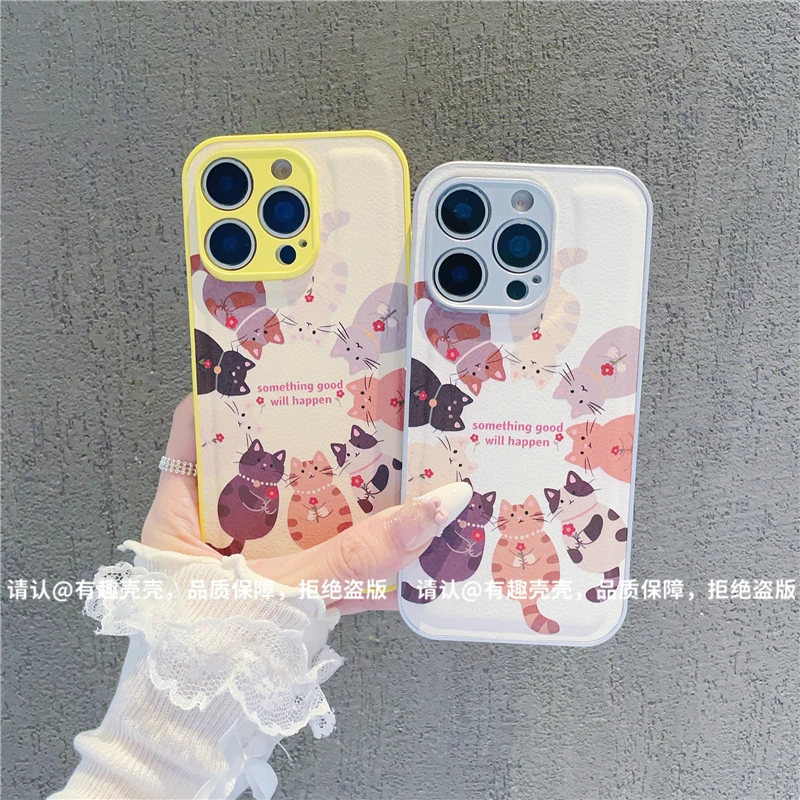 直边鼓状皮纹适用苹果iPhone16/华为荣耀/OPPO/VIVO/小米手机壳女