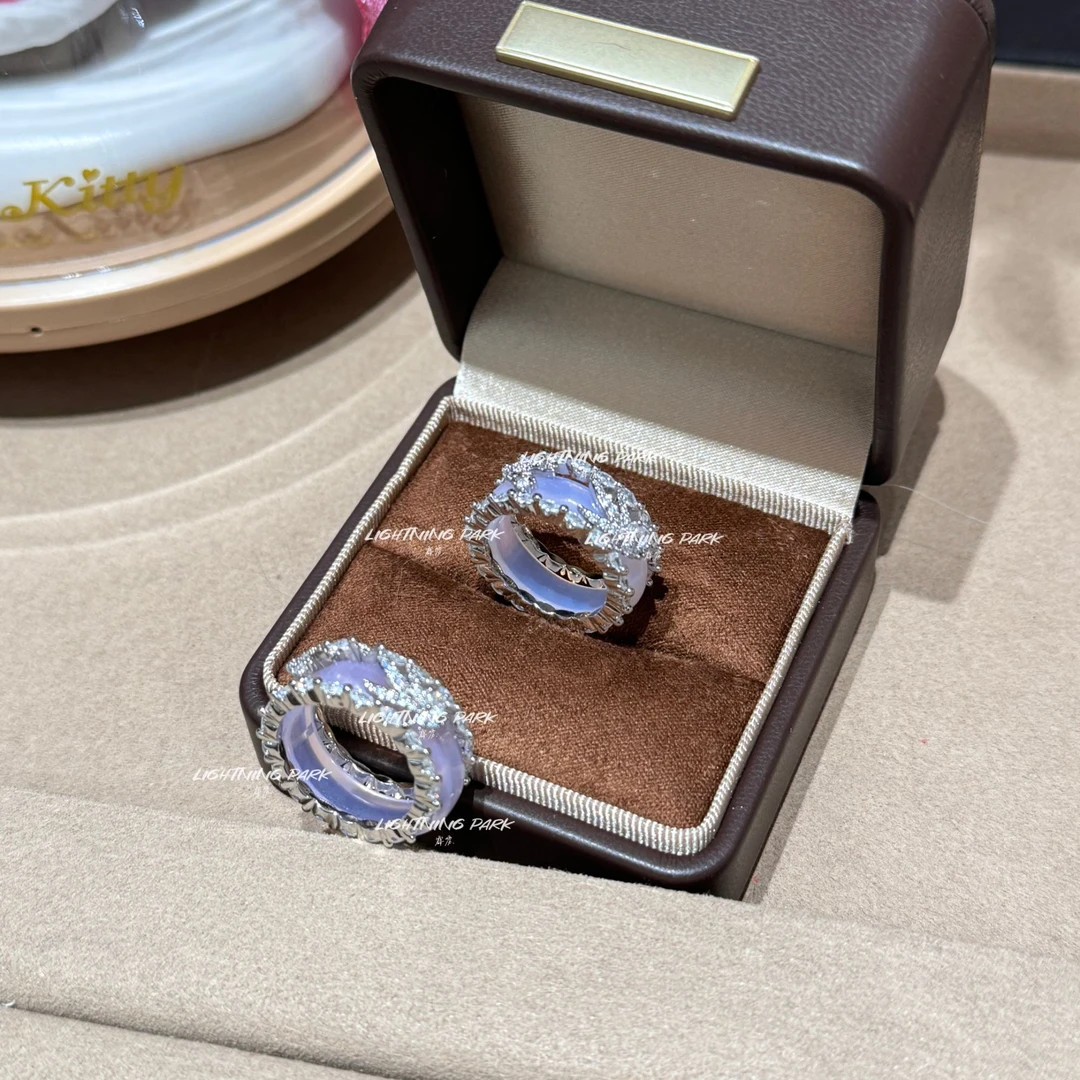 LIGHTNINGPARK 新中式满钻竹节套戒戒指
