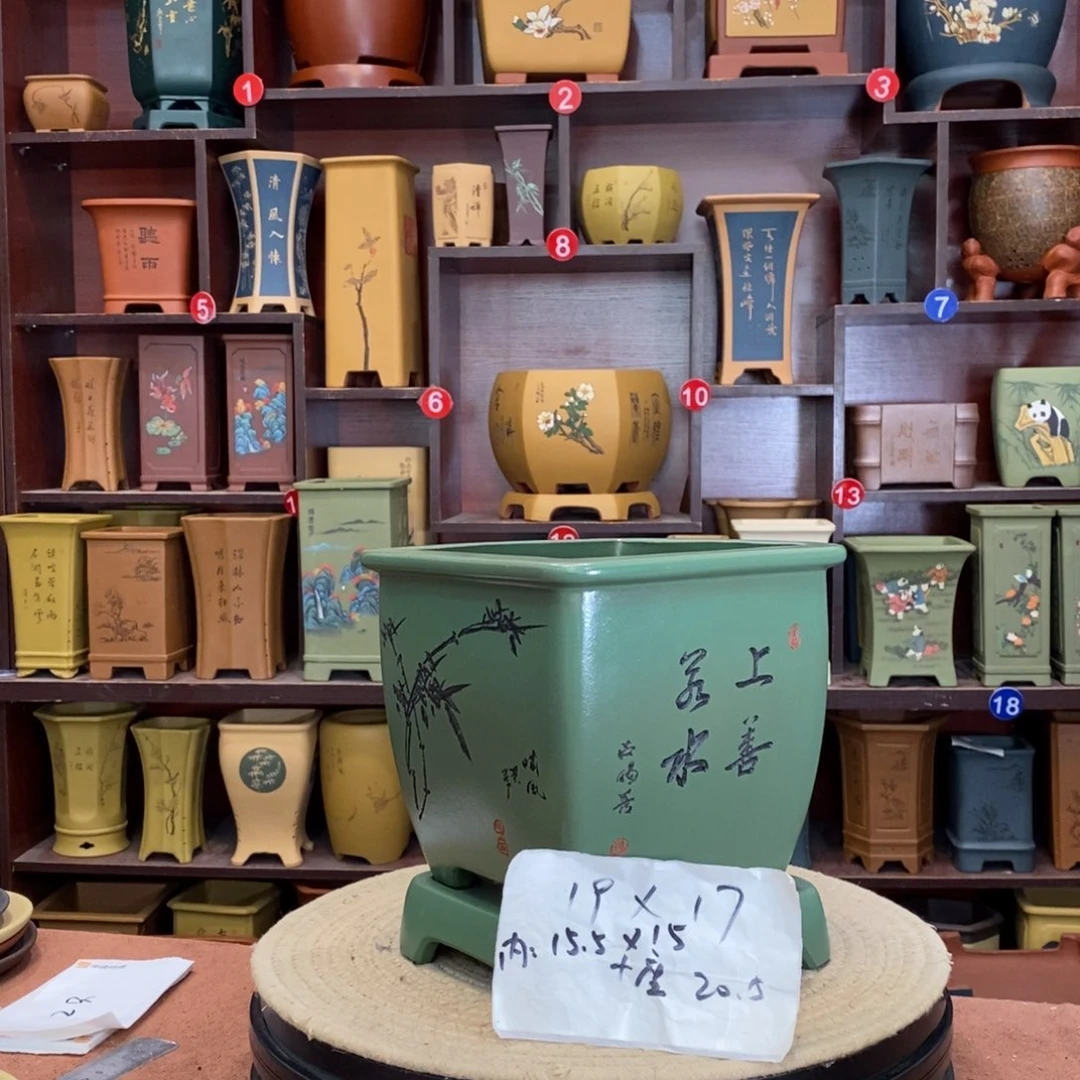 紫砂花盆紫砂花盆