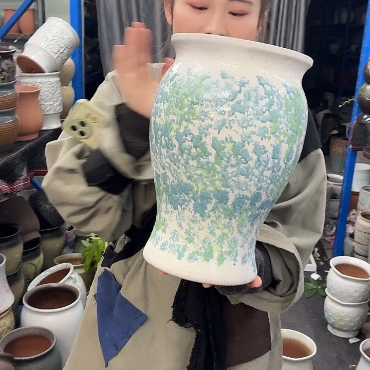 20×30 -粗陶花盆有孔-买买买