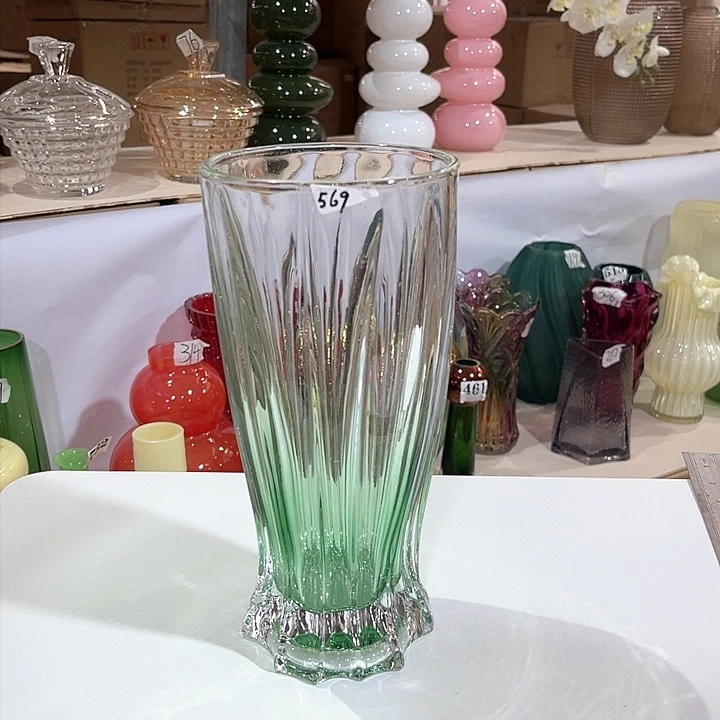 玻璃569高25口 12水晶玻璃花瓶嘎嘎好看