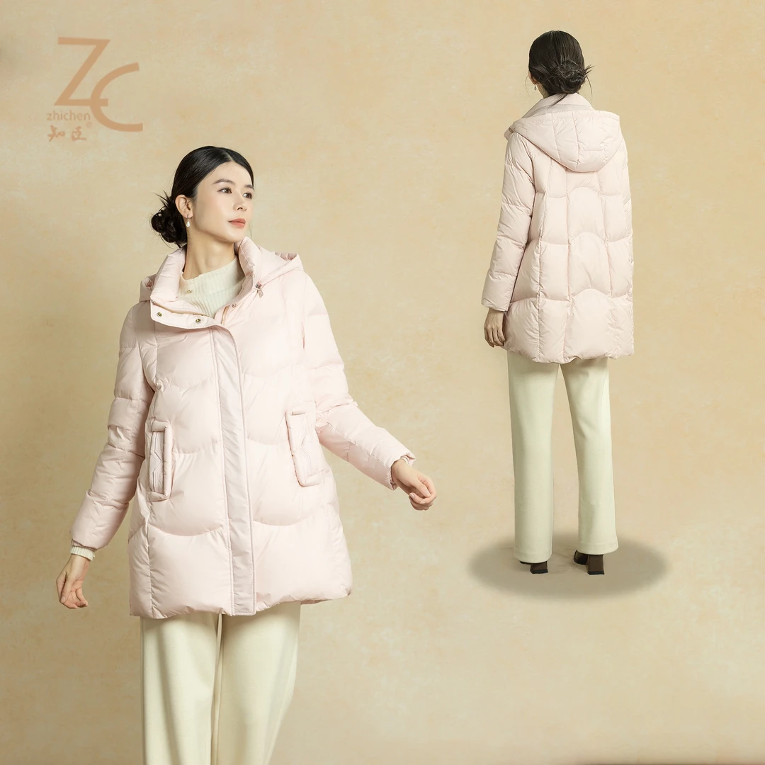 知臣时尚减龄冬季新品保暖加厚羽绒服