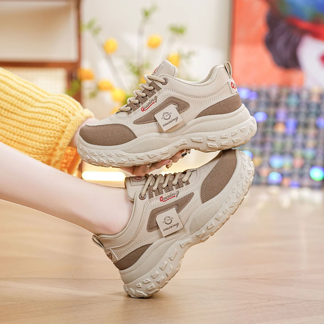 老爹鞋运动鞋女鞋厚底百搭时尚鞋轻便鞋子休闲鞋春秋防滑春季软底