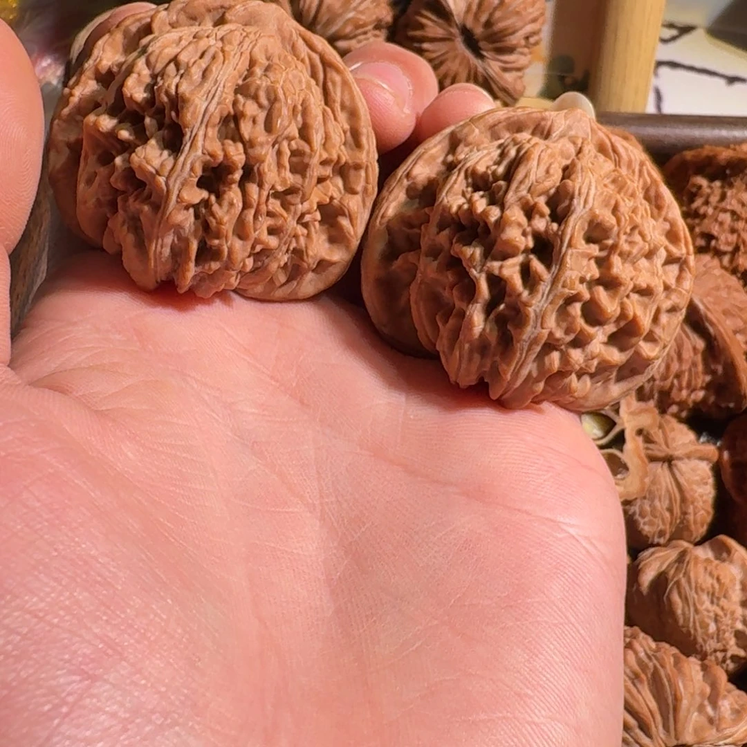 烟***雪文玩核桃吊坠46全品楼