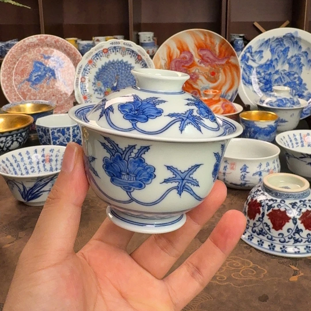 ****寶纯手工手绘陶瓷茶具