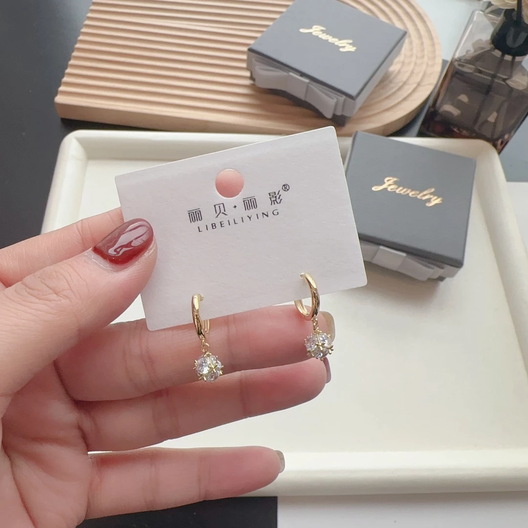 合金耳饰 日韩耳饰耳环法式气质耳钉ED09
