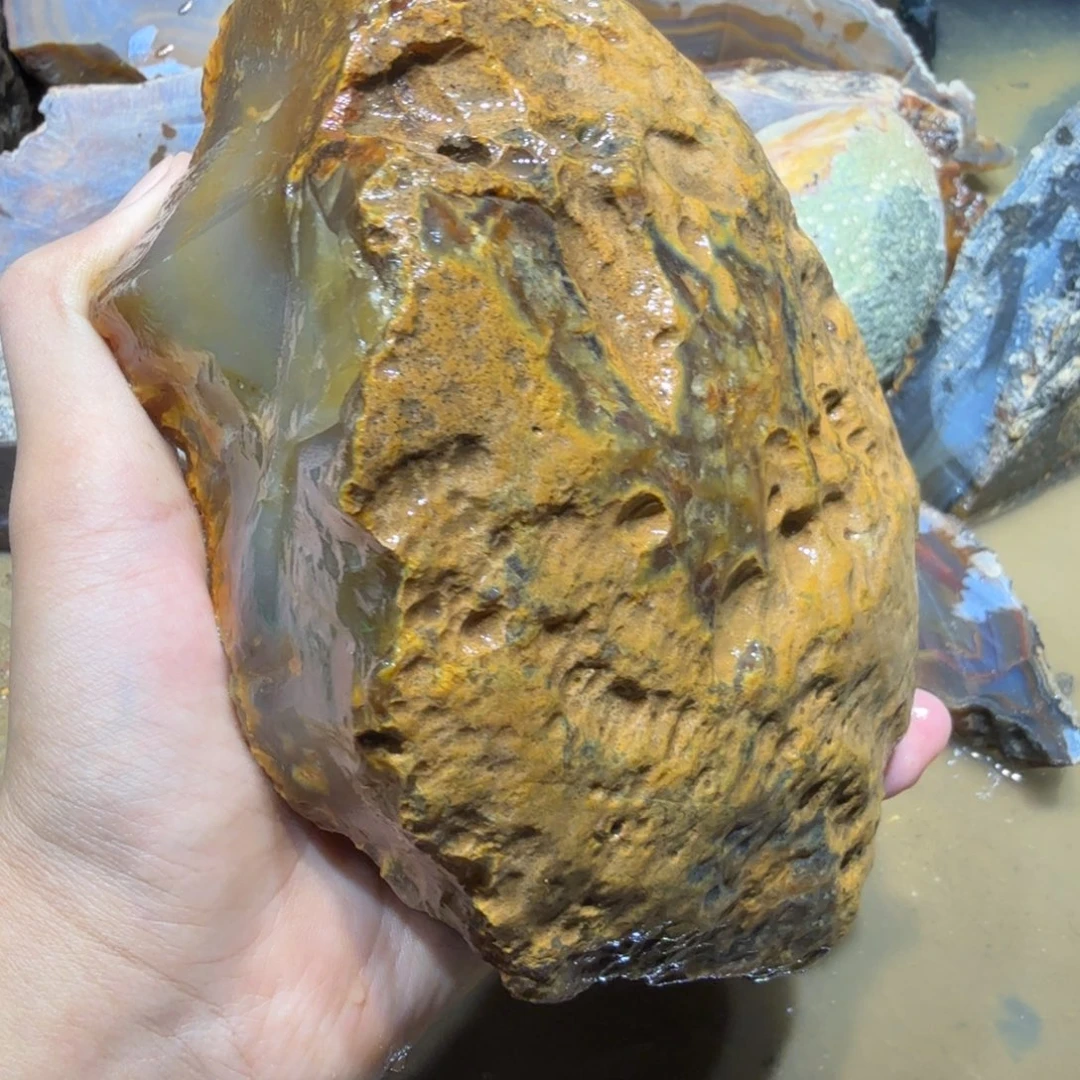 未镶嵌玛瑙/玉髓珠宝半成品