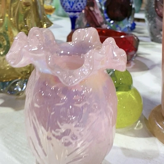 琉璃高度13厘米芬顿花瓶