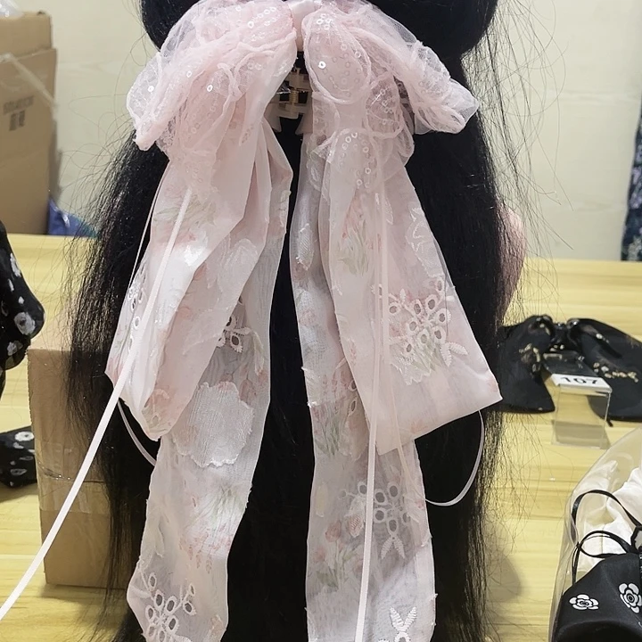 铁合金布艺蝴蝶结发夹