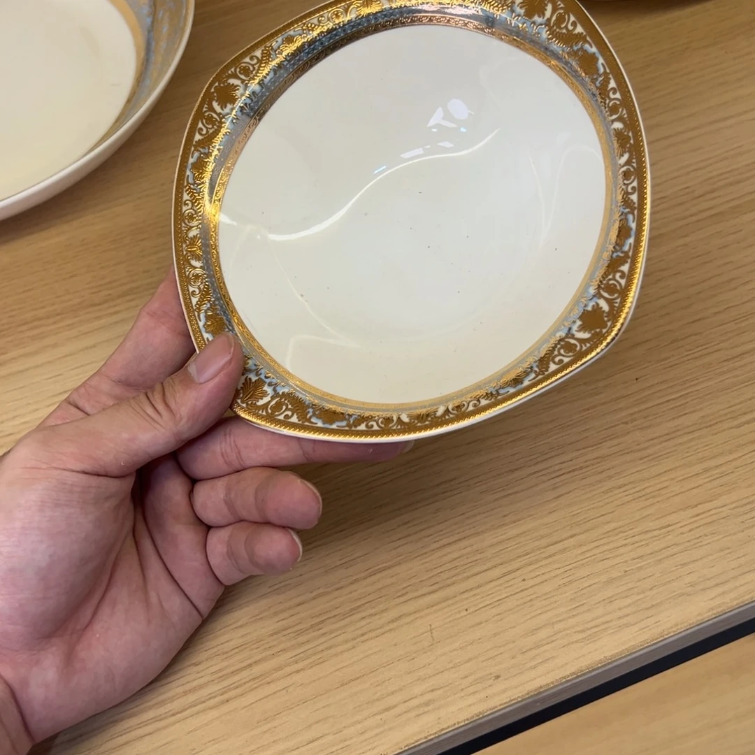 瓷片6.8寸水果碗两个一单