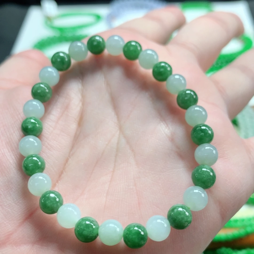 翡翠未镶嵌手链翡翠